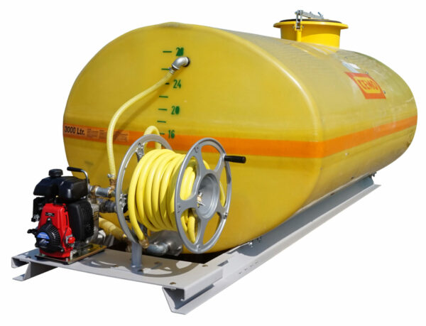 Cuve PFV ovale équipée sur plateau 3 000 litres version thermique