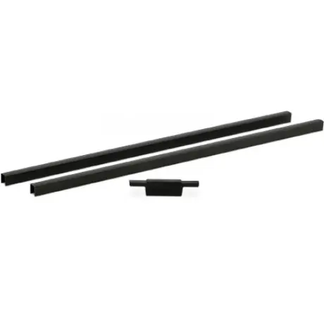 Kit de rails courts de liaison pour bac LABO MODULAIRE avec caillebotis acier galvanisé (1 insert + 2 rails longueur 54 cm)